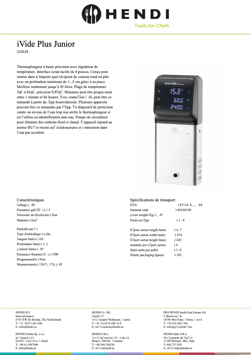 Image de la première page du manuel de l'appareil 222638