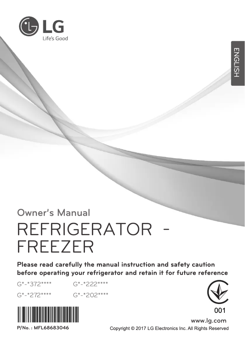 Image de la première page du manuel de l'appareil GN-C272SQCN