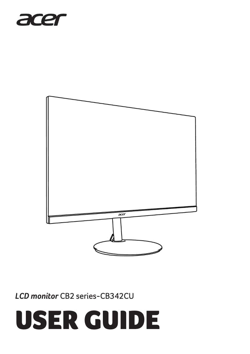 Página 1 del manual Guía de inicio rápido Acer CB342CU