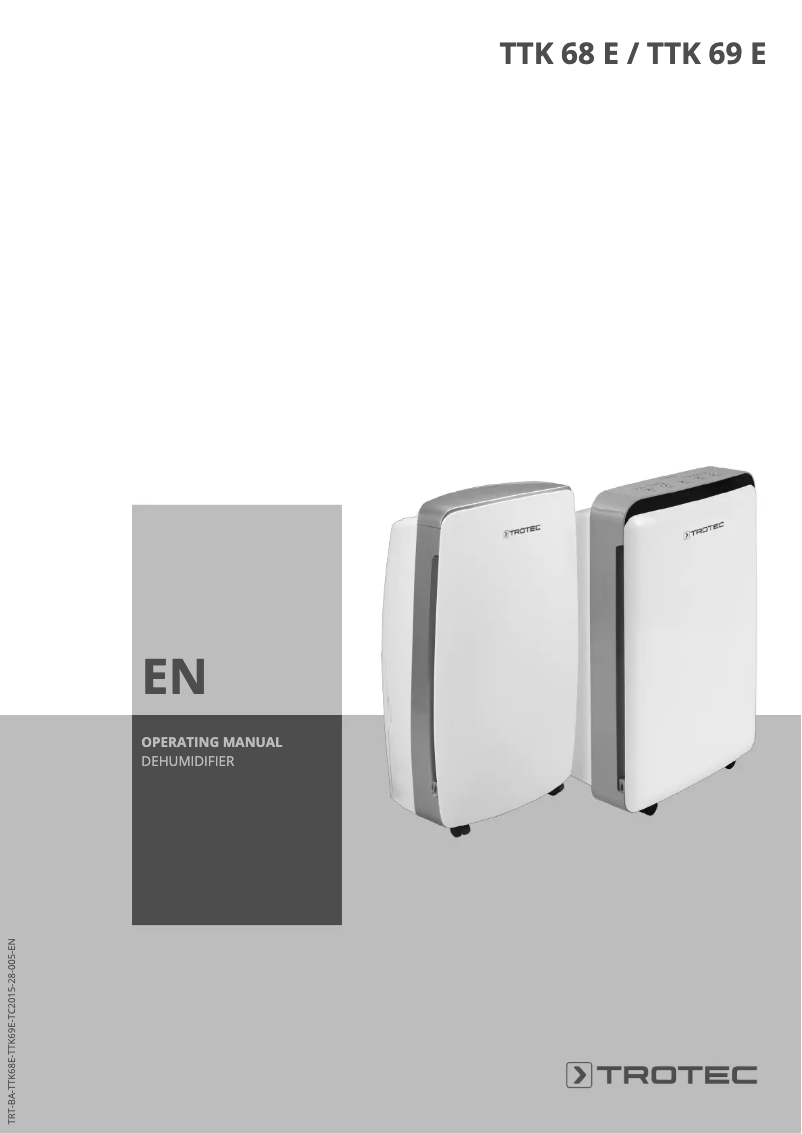 Page 1 of the manual User Manual Trotec TTK 69 E