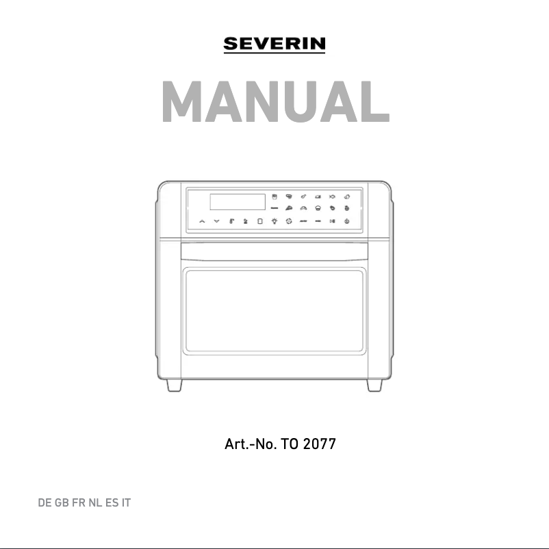 Image de la première page du manuel de l'appareil TO 2058