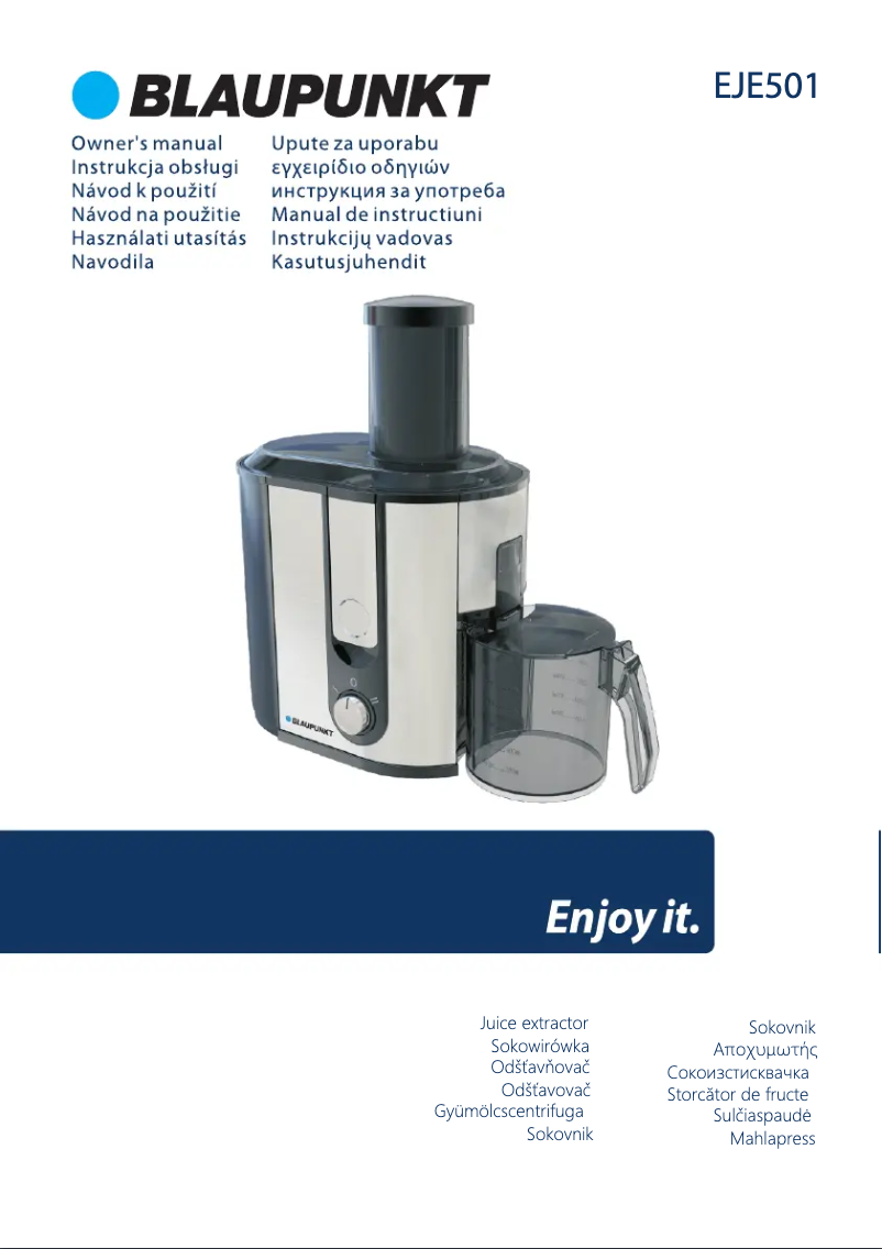 Page 1 de la notice Manuel utilisateur Blaupunkt EJE501