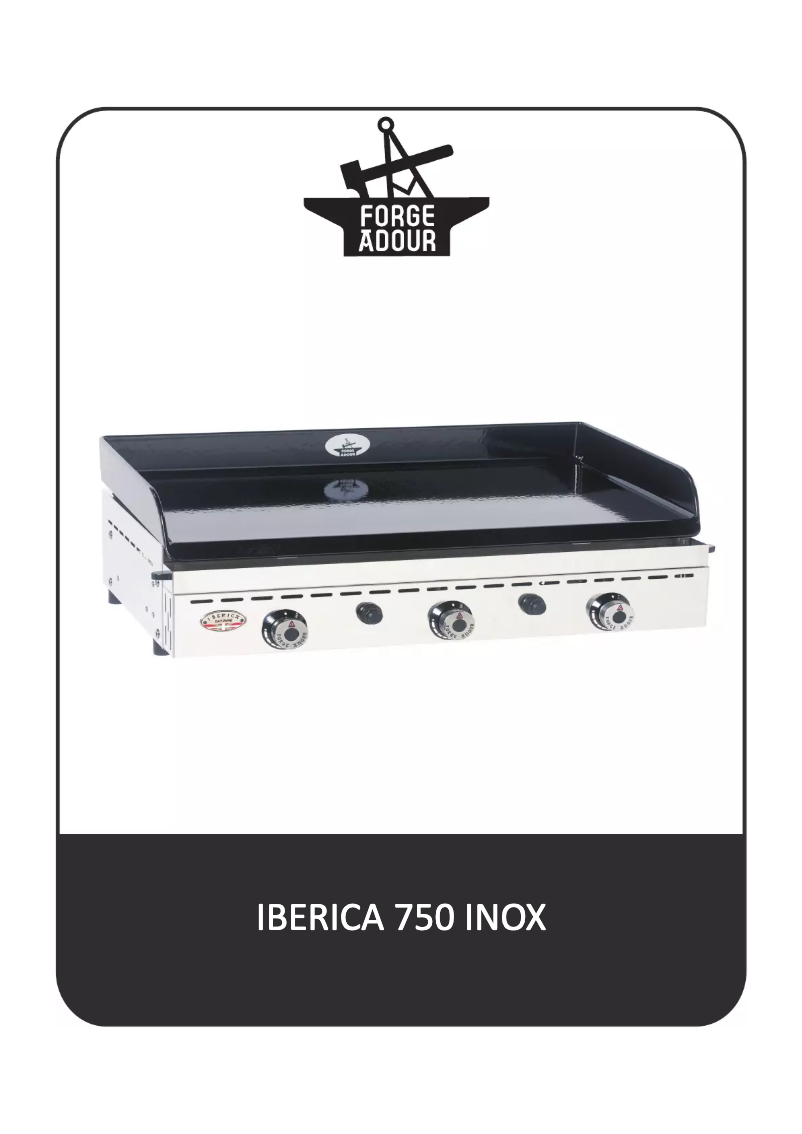 Page n°1 - Manuel utilisateur Forge Adour Iberica 750
