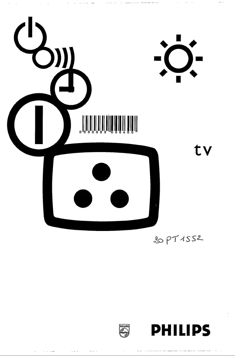 Page n°1 - Manuel utilisateur Philips 20PT1552