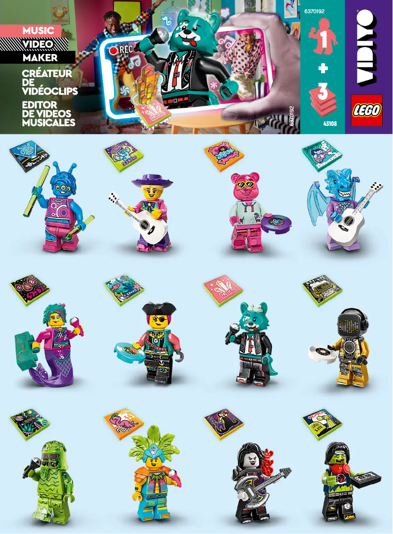 Image de la première page du manuel de l'appareil Vidiyo 43108