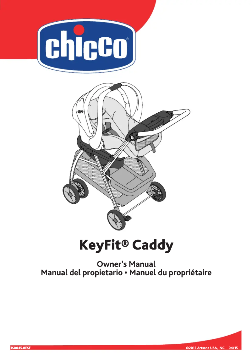 Image de la première page du manuel de l'appareil KeyFit Caddy