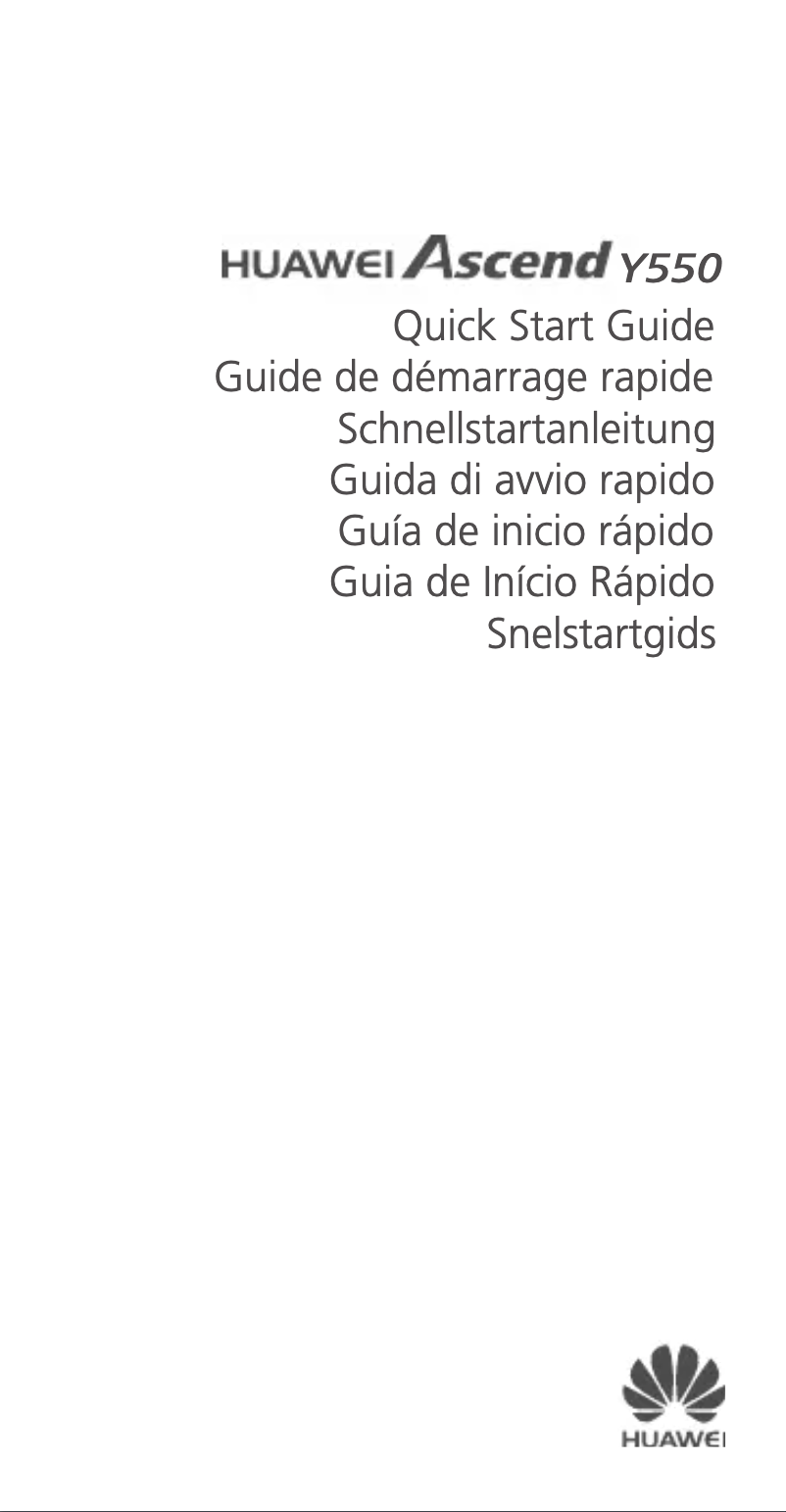Page n°1 - Manuel utilisateur Huawei Ascend Y550