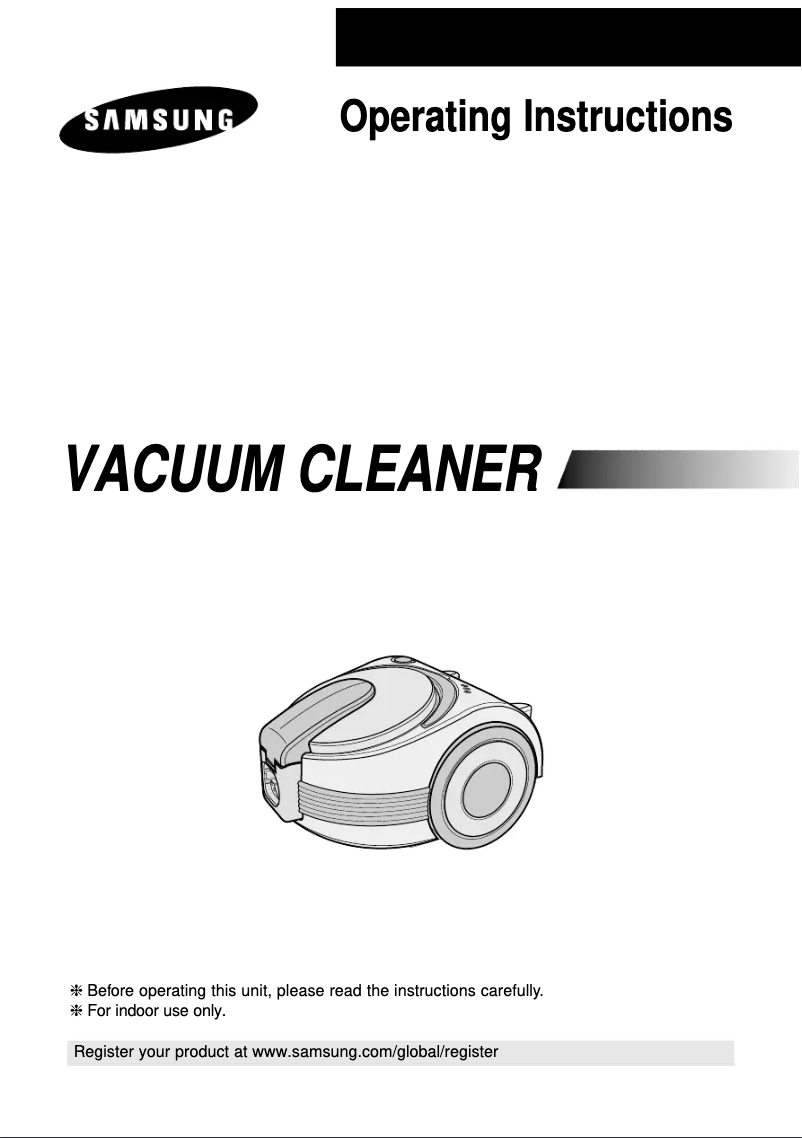 Page 1 de la notice Manuel utilisateur Samsung SC7050