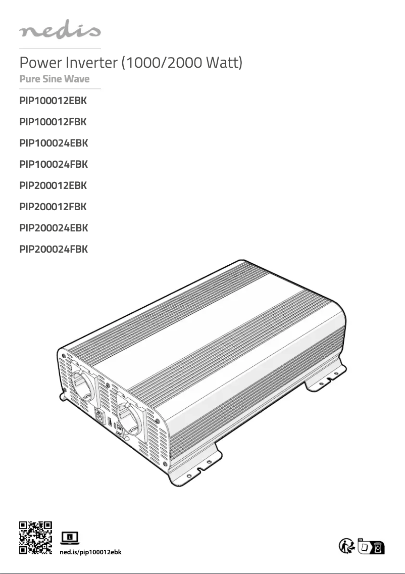 Page n°1 - Manuel utilisateur Nedis PIP100012FBK