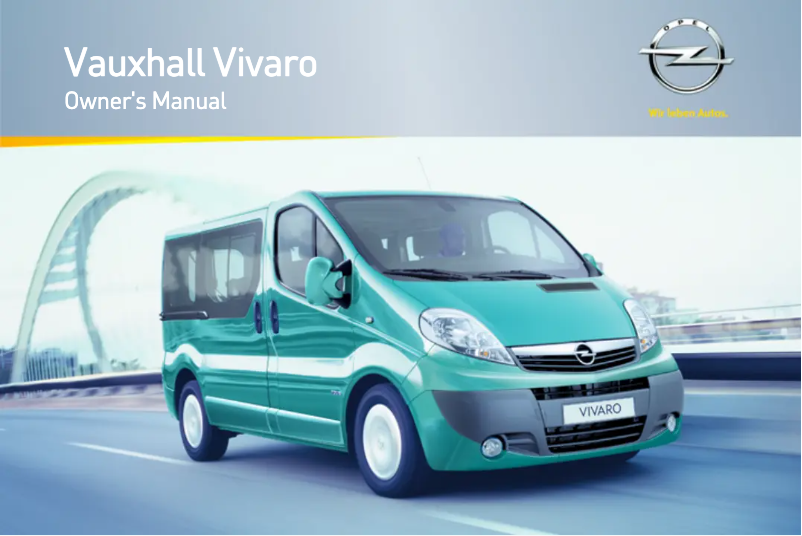 Página 1 del manual Manual de usuario Vauxhall Vivaro (2011)