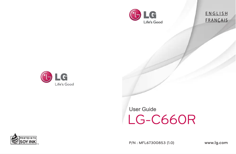 Page n°1 - Manuel utilisateur LG C660R