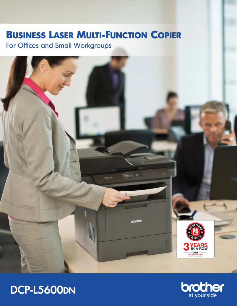 Image de la première page du manuel de l'appareil DCP-L5600DN