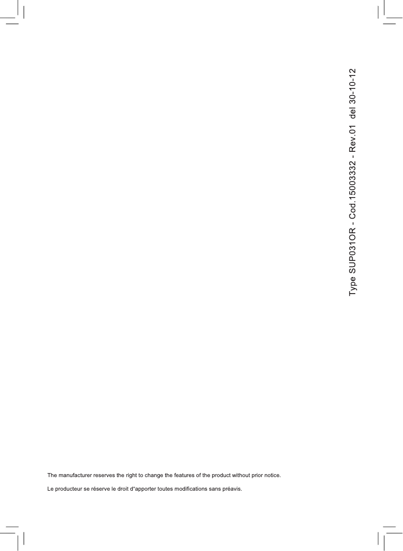 Page 1 de la notice Manuel utilisateur Philips Saeco Odea Cappuccino RI9757