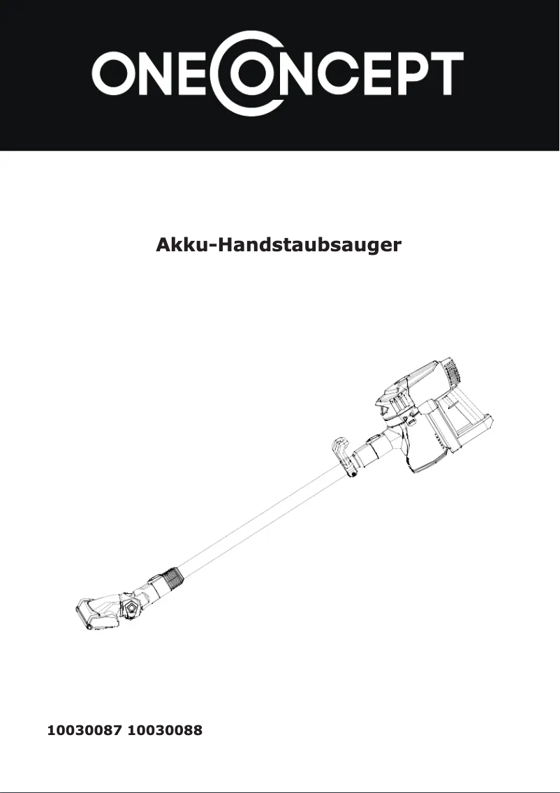 Página 1 del manual Manual de usuario OneConcept Cleanbutler 2G