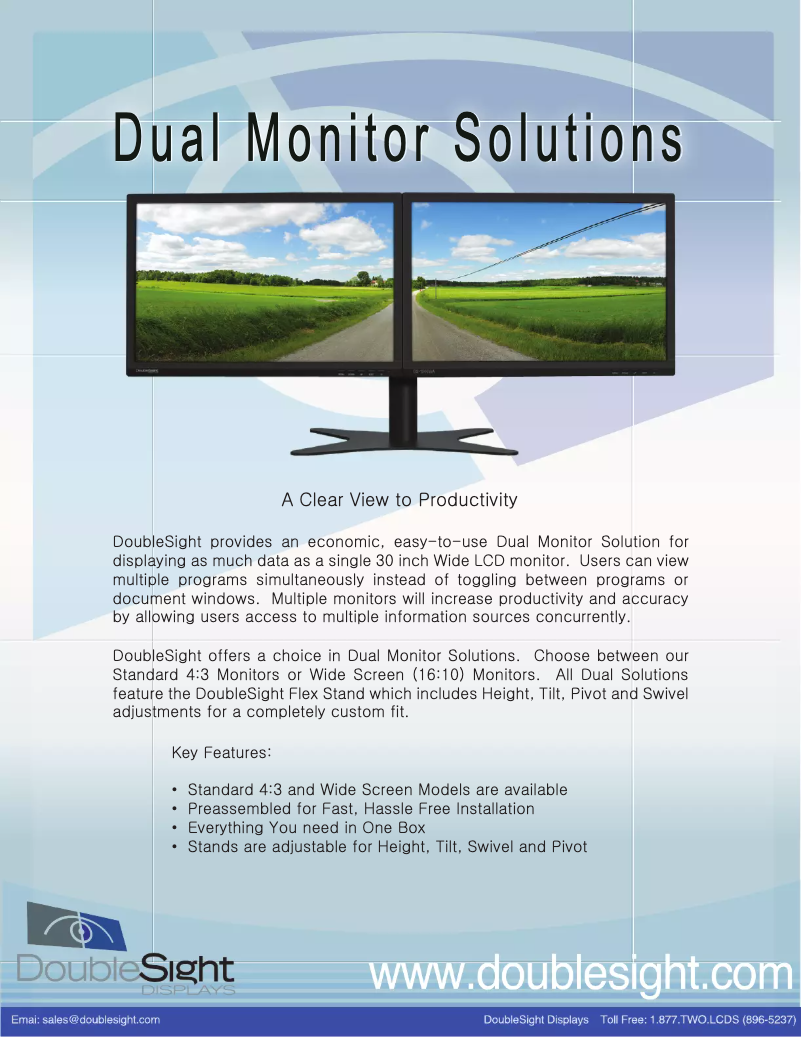 Página 1 del manual Manual de usuario DoubleSight DS-2200WA-C