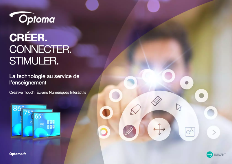 Page 1 de la notice Brochure Optoma 5752RK+