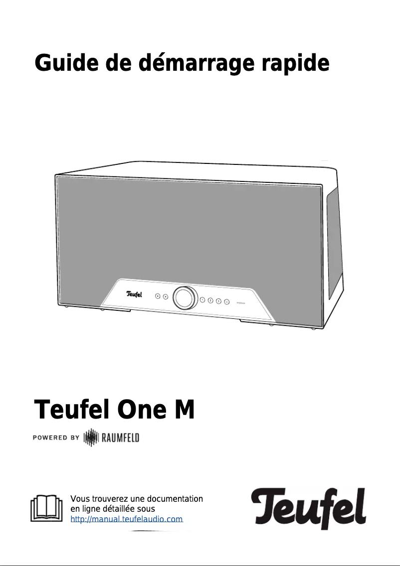 Image de la première page du manuel de l'appareil One M