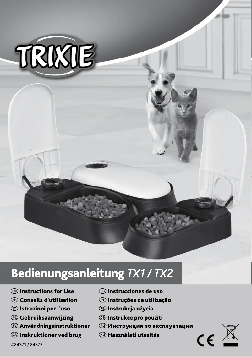 Page 1 de la notice Manuel utilisateur Trixie TX1