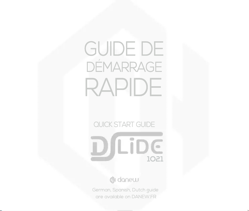 Image de la première page du manuel de l'appareil Dslide 1021