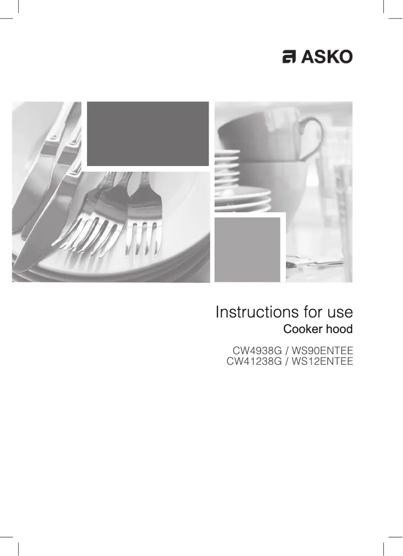 Page 1 de la notice Manuel utilisateur Asko CW41238G