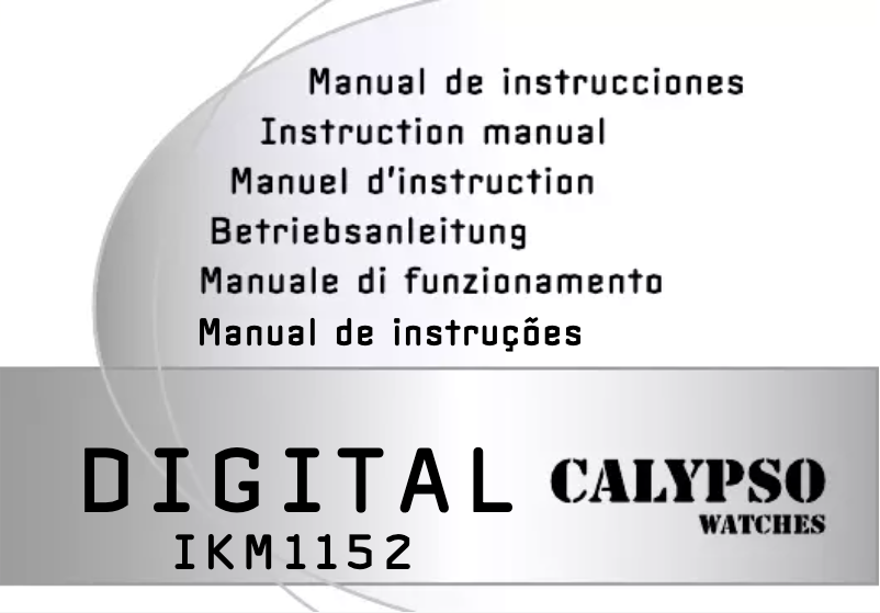 Page 1 de la notice Manuel utilisateur Calypso K5744