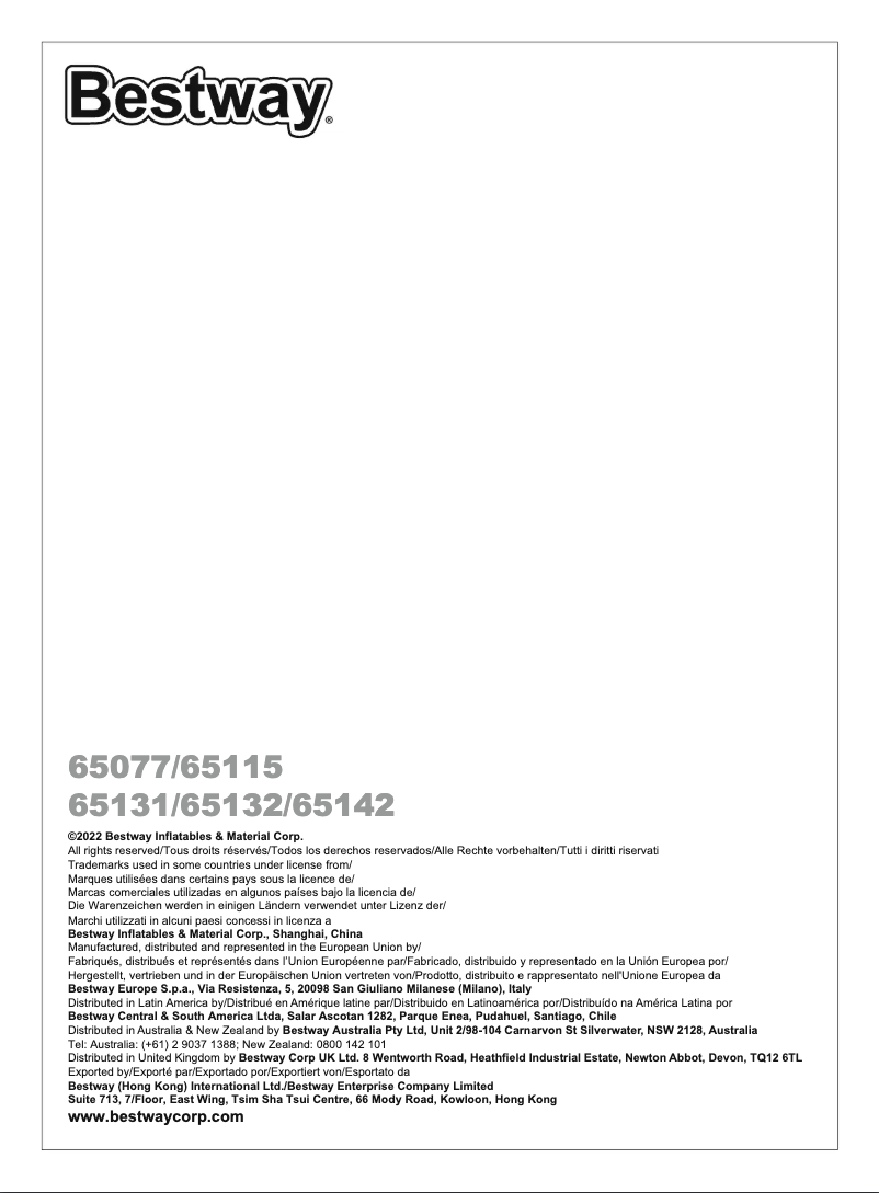 Image de la première page du manuel de l'appareil 65077