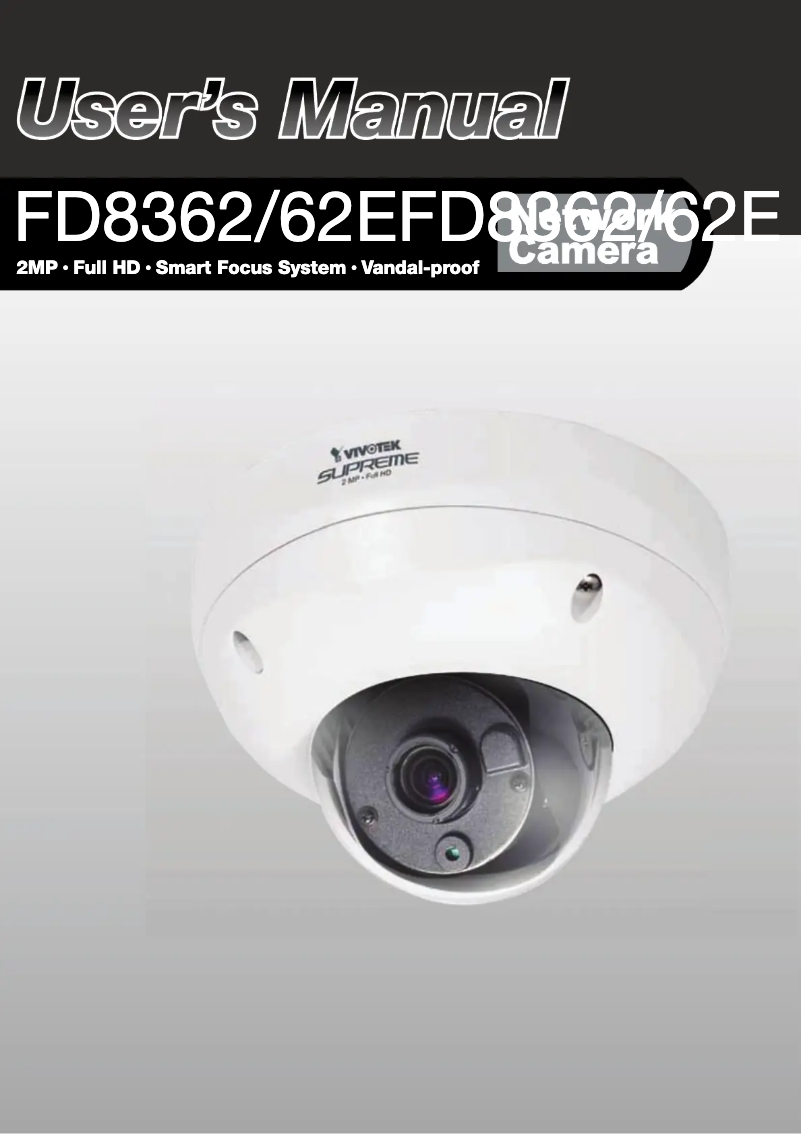 Image de la première page du manuel de l'appareil FD8362E