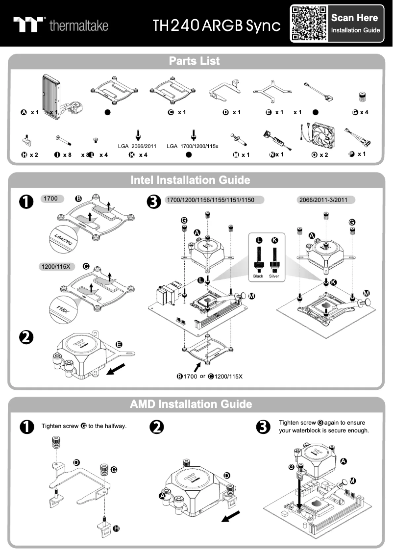 Image de la première page du manuel de l'appareil TH240