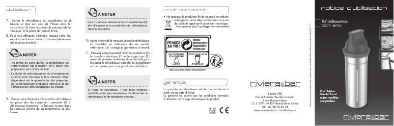 Imagen de la primera página del manual del dispositivo BTH970