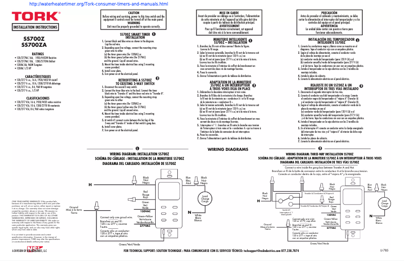 Image de la première page du manuel de l'appareil SS700ZA