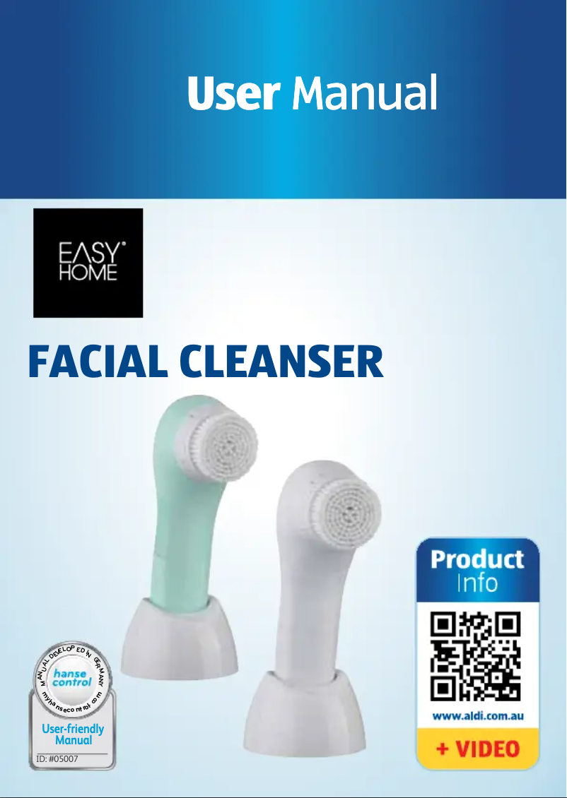 Page 1 de la notice Manuel utilisateur Easy Home GT-FCv-01