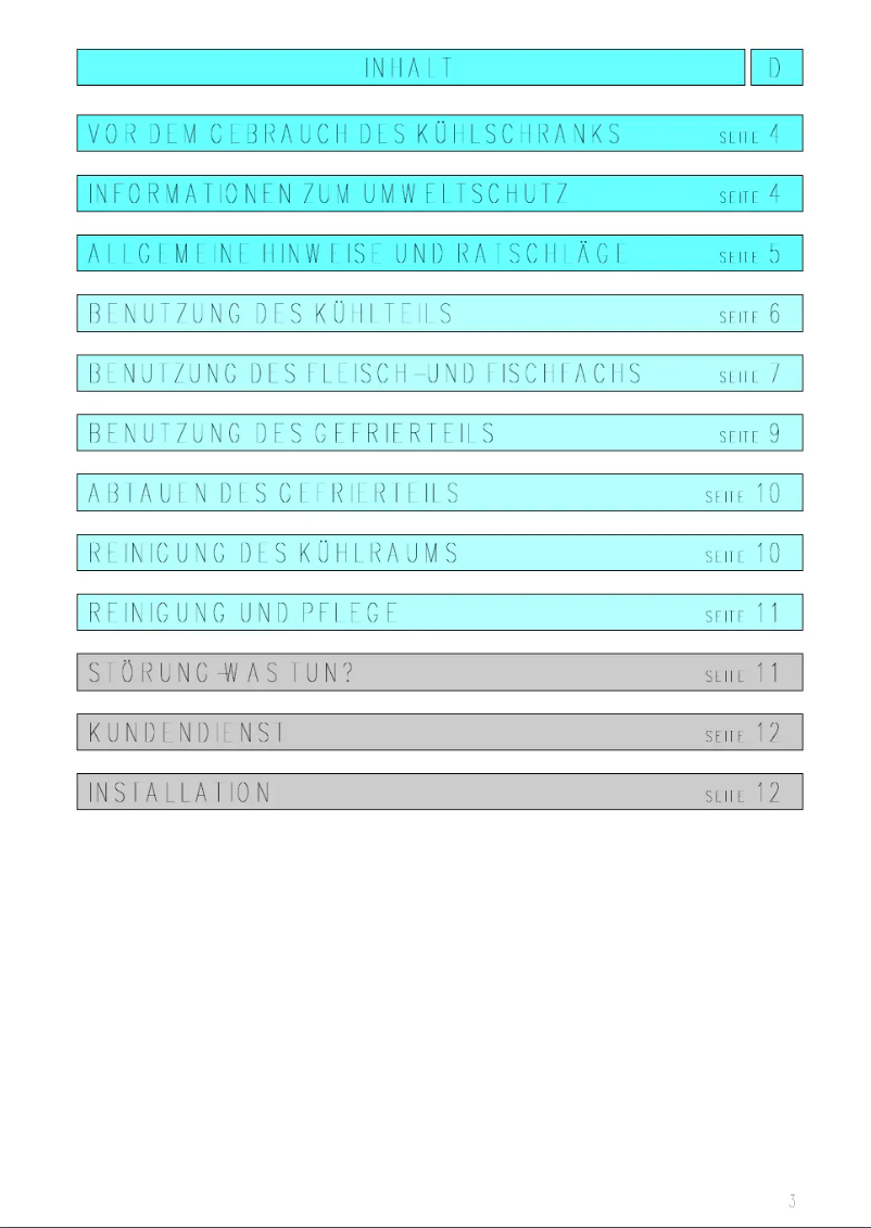 Page 1 de la notice Manuel utilisateur Bauknecht KGIF 3200-B