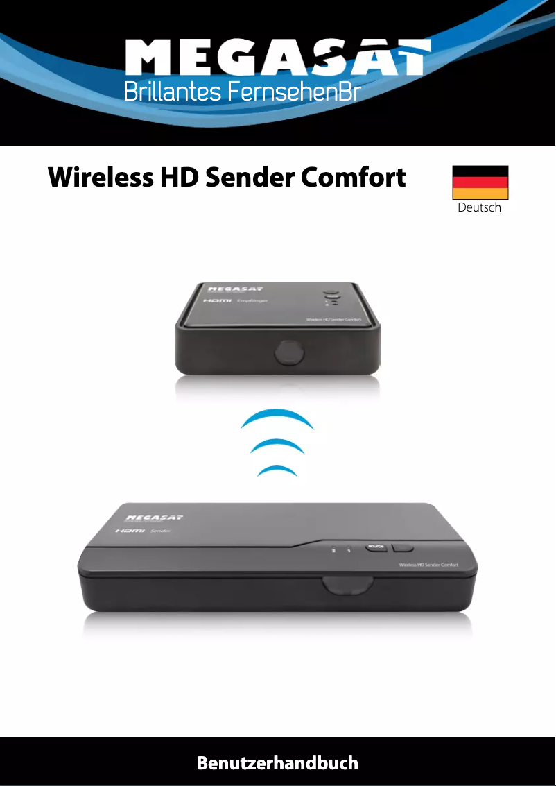 Page 1 de la notice Manuel utilisateur Megasat Wireless HD Sender