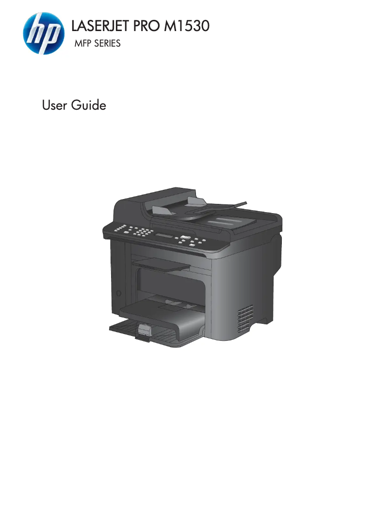 Page 1 de la notice Manuel utilisateur HP LaserJet Pro M1536DNF