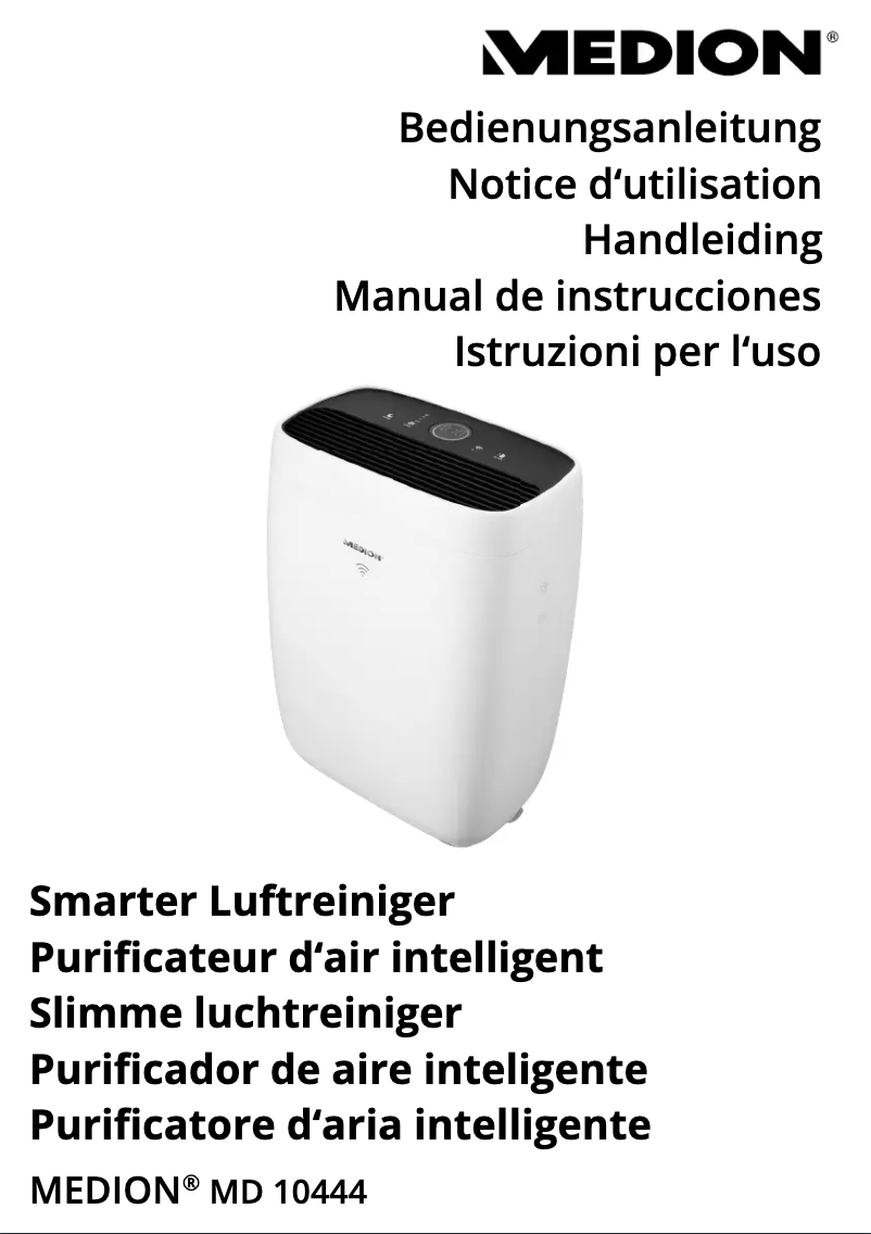 Image de la première page du manuel de l'appareil MD 10444