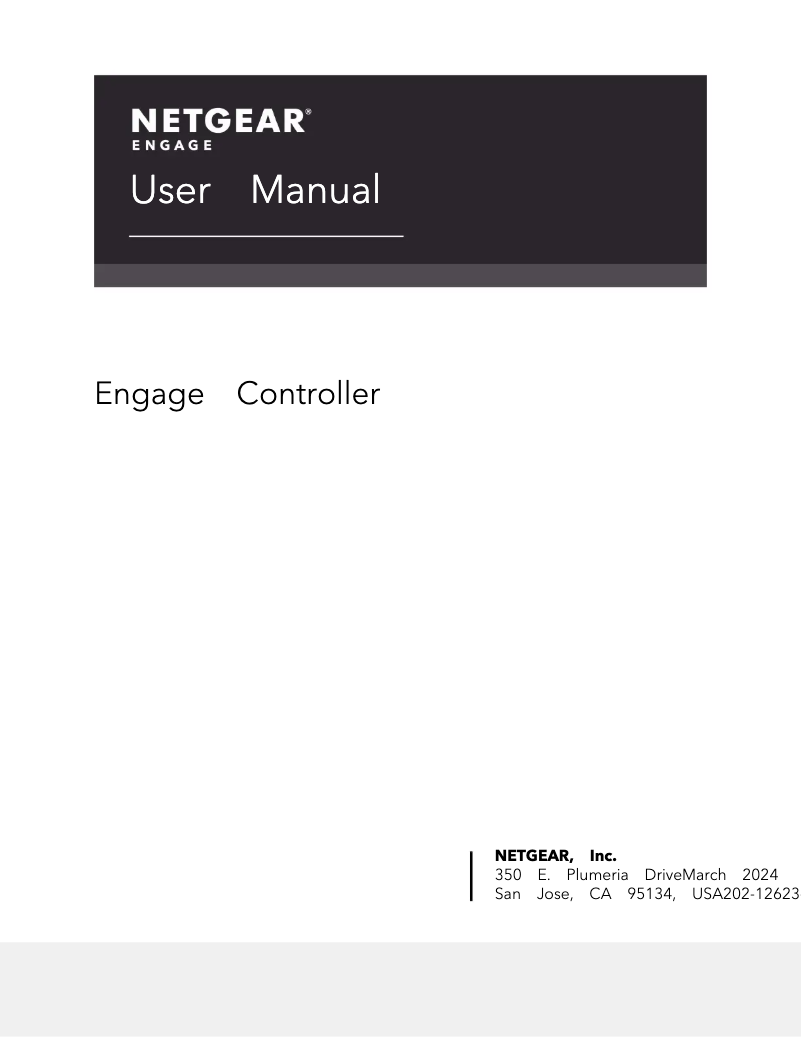 Image de la première page du manuel de l'appareil Engage Controller