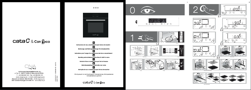 Page 1 de la notice Manuel utilisateur CATA HGR 120 PYRO BK