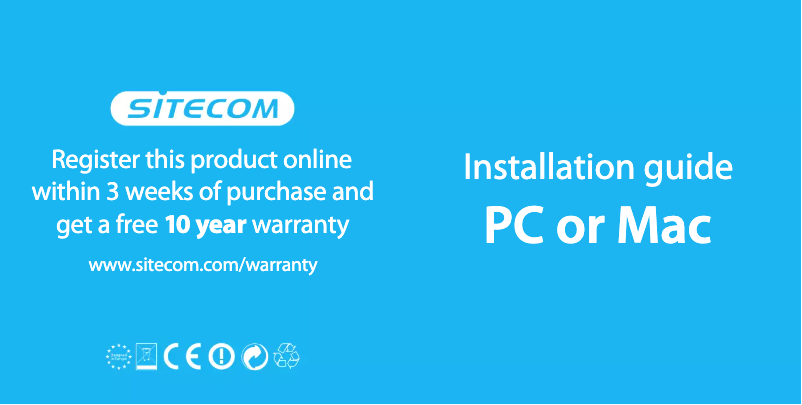 Page 1 de la notice Manuel utilisateur Sitecom LN-555