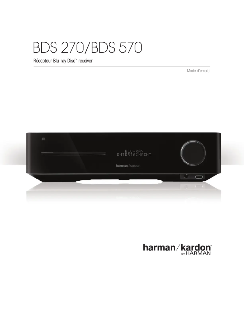 Page 1 de la notice Manuel utilisateur Harman Kardon BDS 776W/230-B2