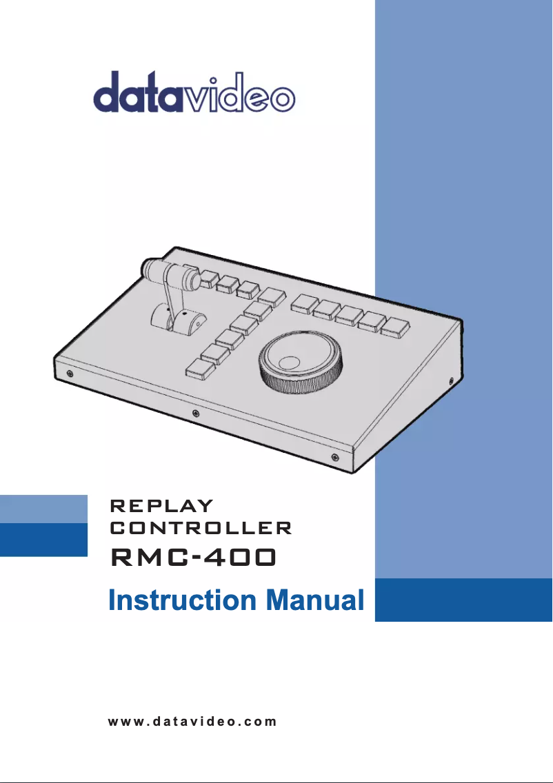 Page n°1 - Manuel utilisateur DataVideo RMC-400