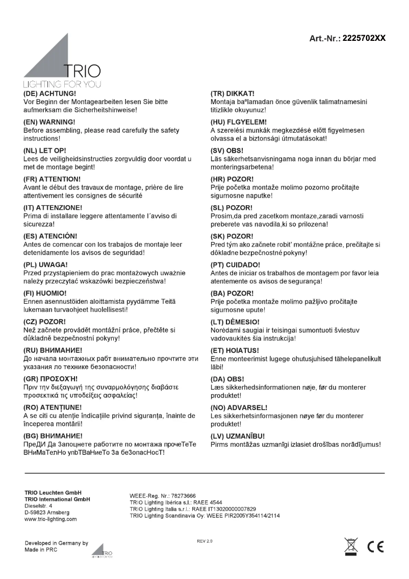 Image de la première page du manuel de l'appareil Element 222570232