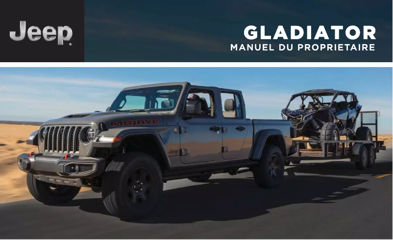 Page 1 de la notice Manuel utilisateur Jeep Gladiator (2021)