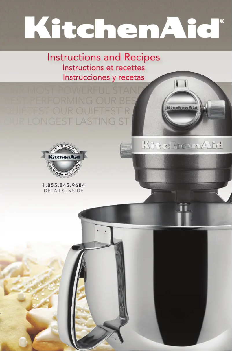 Page n°1 - Manuel utilisateur KitchenAid RKSM7581OB