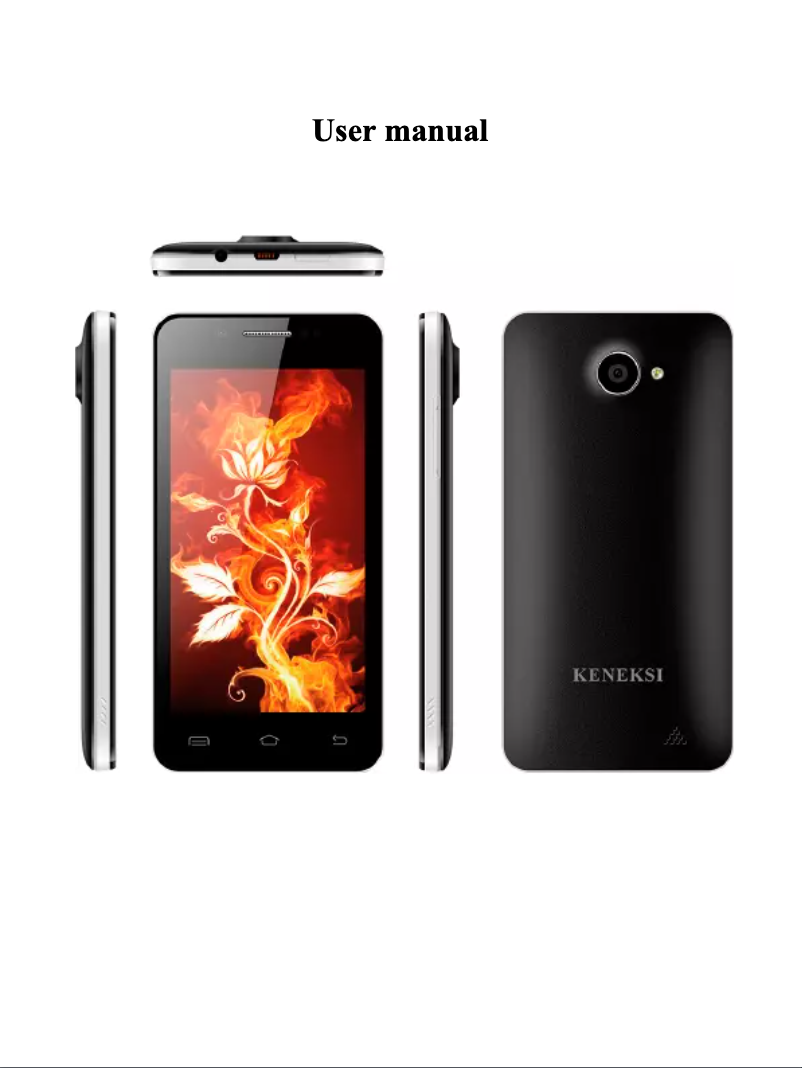 Page n°1 - Manuel utilisateur Keneksi Fire
