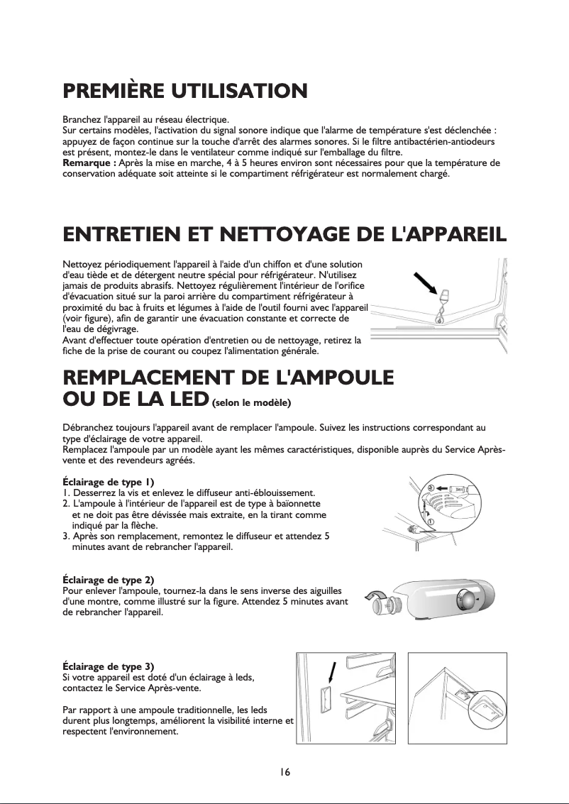 Image de la première page du manuel de l'appareil ART 860/A++