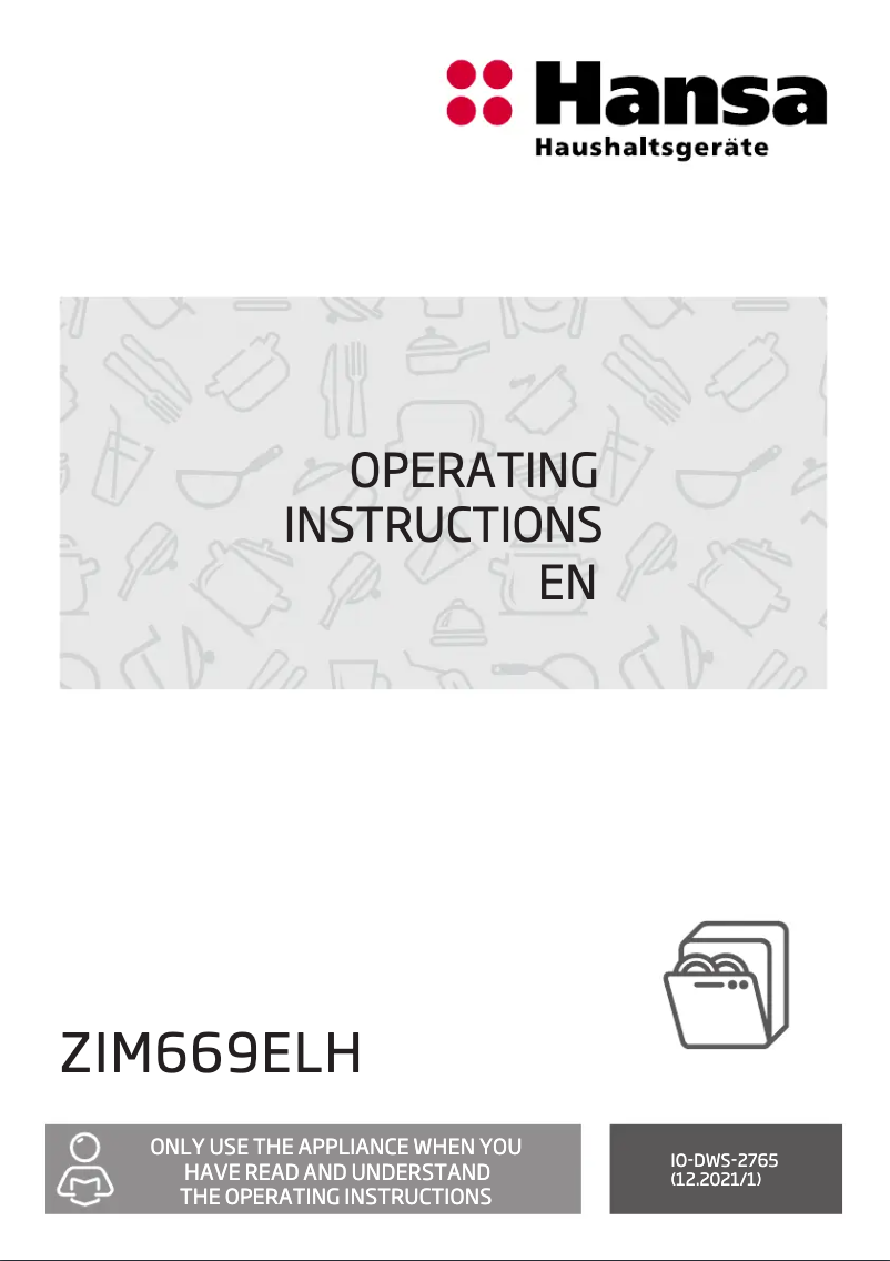 Page 1 de la notice Manuel utilisateur Hansa ZIM669ELH