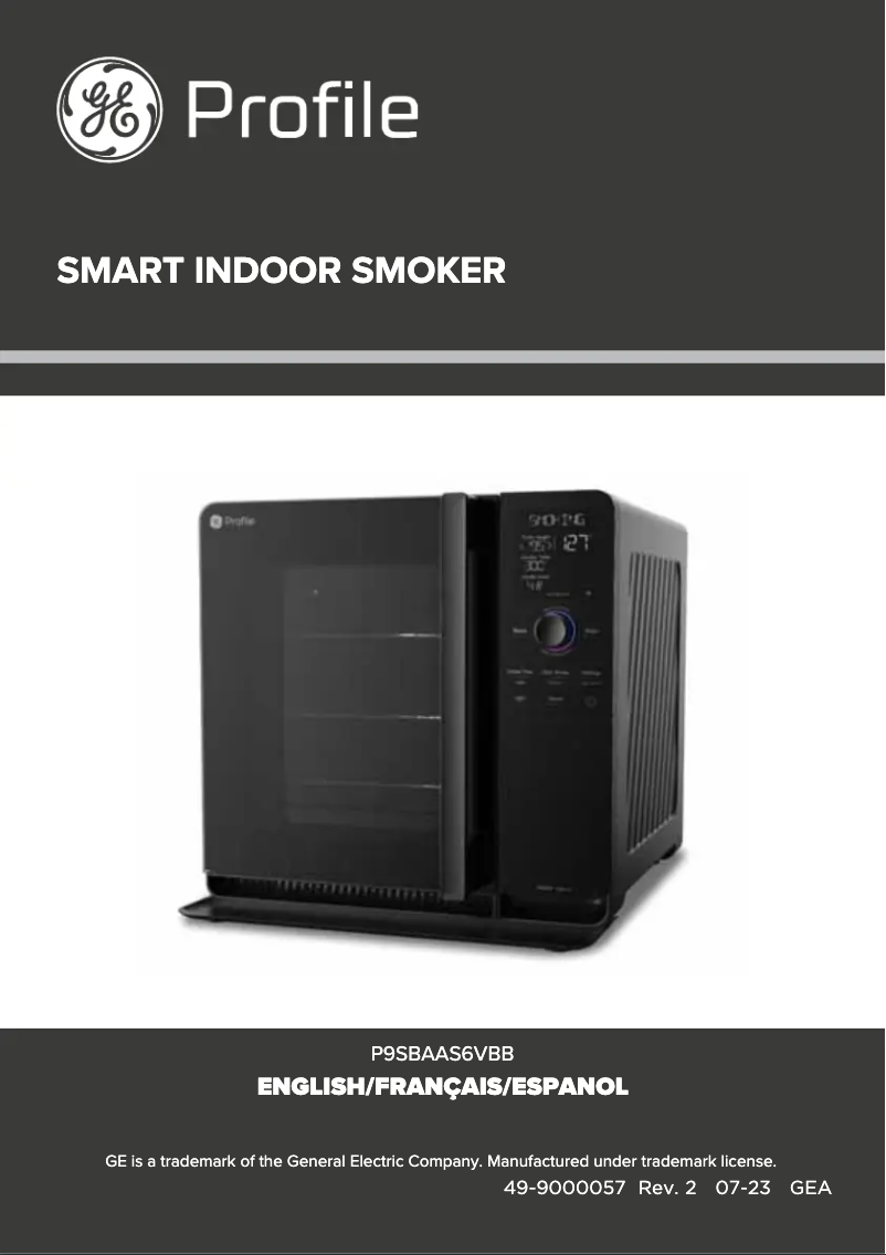 Page 1 de la notice Manuel utilisateur GE Profile P9SBAAS6VBB