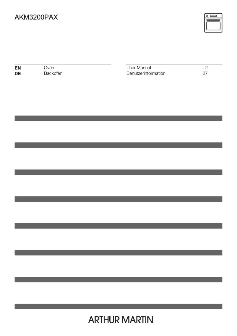 Image de la première page du manuel de l'appareil AKM3200PAX