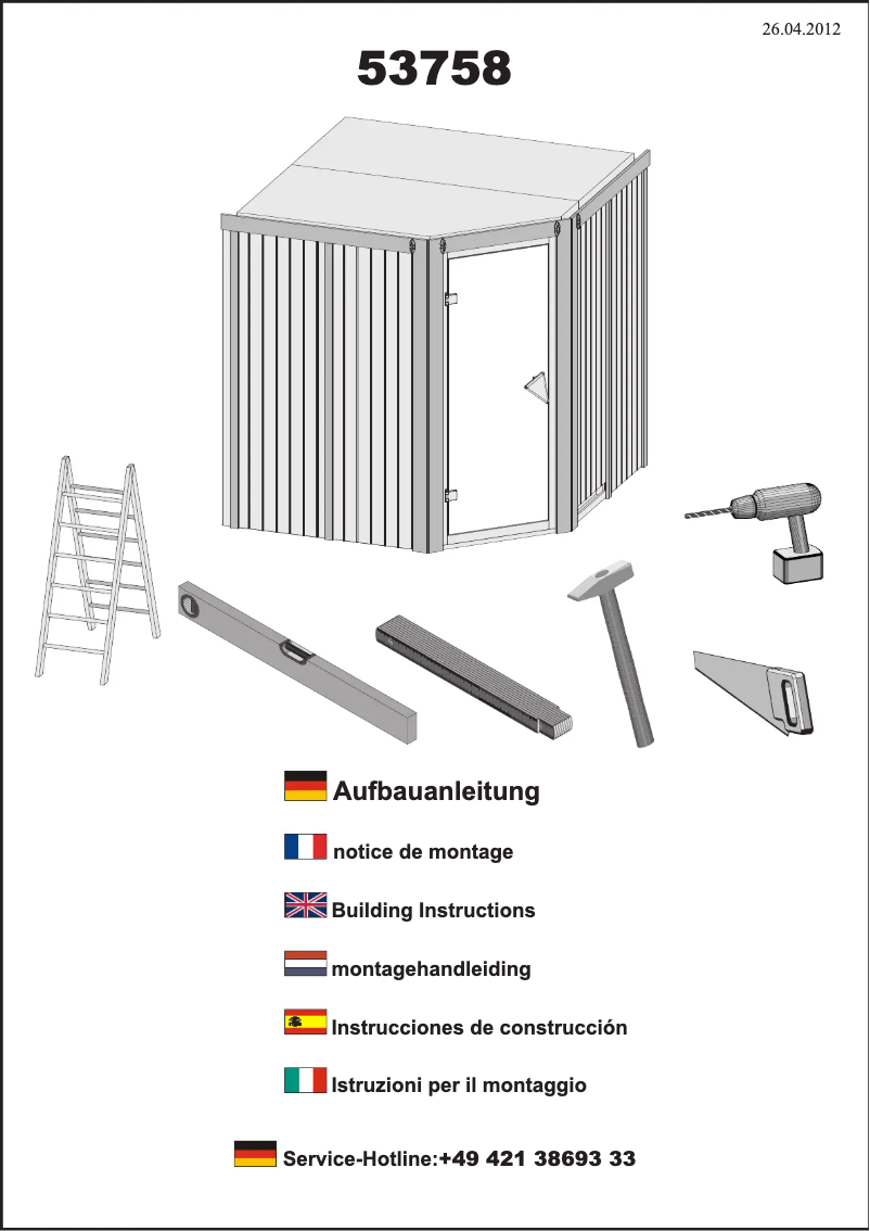 Page 1 de la notice Manuel utilisateur Karibu Aukura