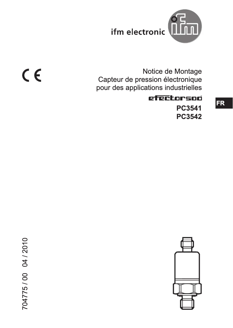 Image de la première page du manuel de l'appareil PC3542